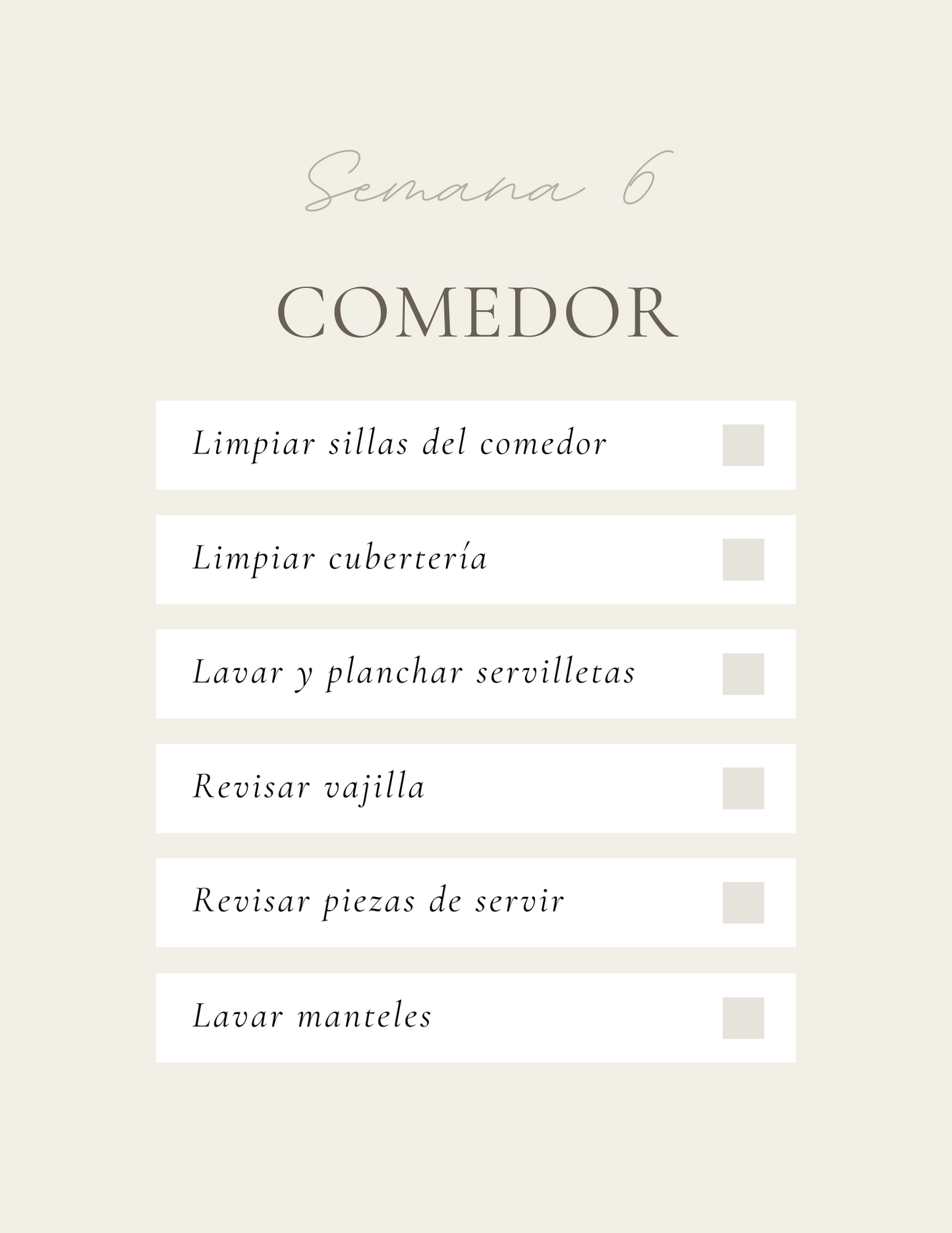 Reto "Hogar en armonía"