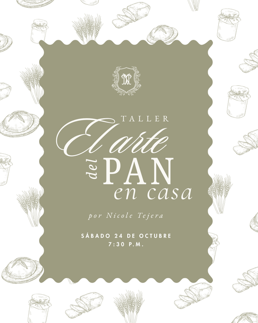 Taller EN VIVO de masa madre: “El arte del pan en casa”
